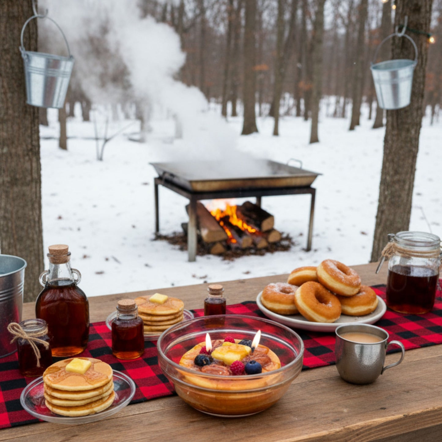 Cafe Delights Pumpkin Spice Pancake Scented Soy Wax Candle