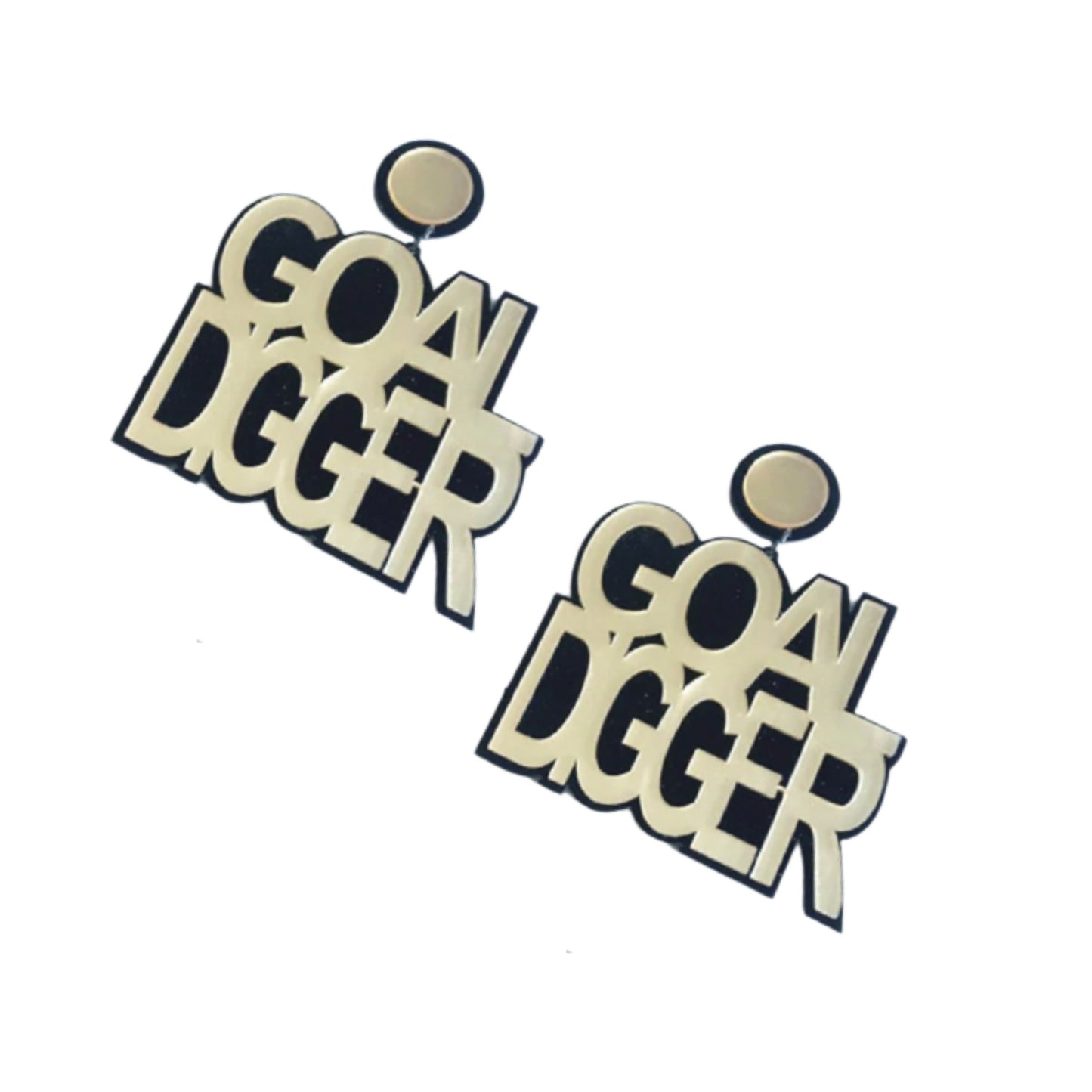 She's A Goal Digger Statement Earrings