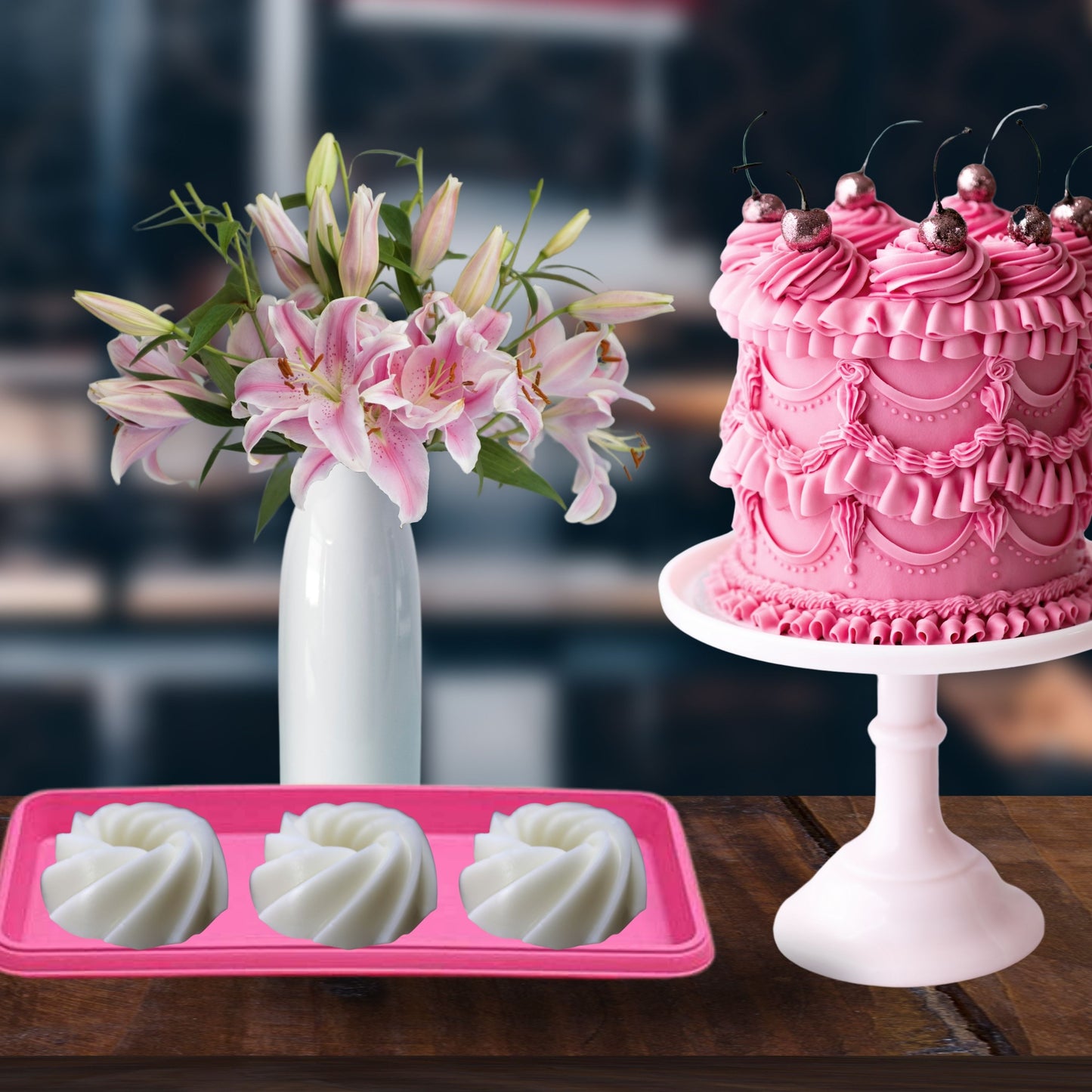 Cafe Delights Swirly Donut Scented Soy Wax Melt Collection