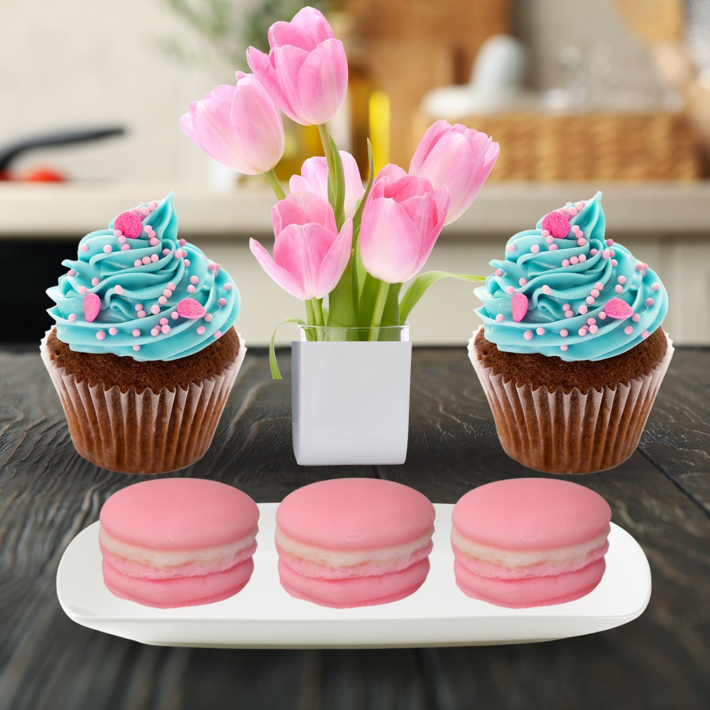 Cafe Delights Macaron Scented Wax Melt Collection