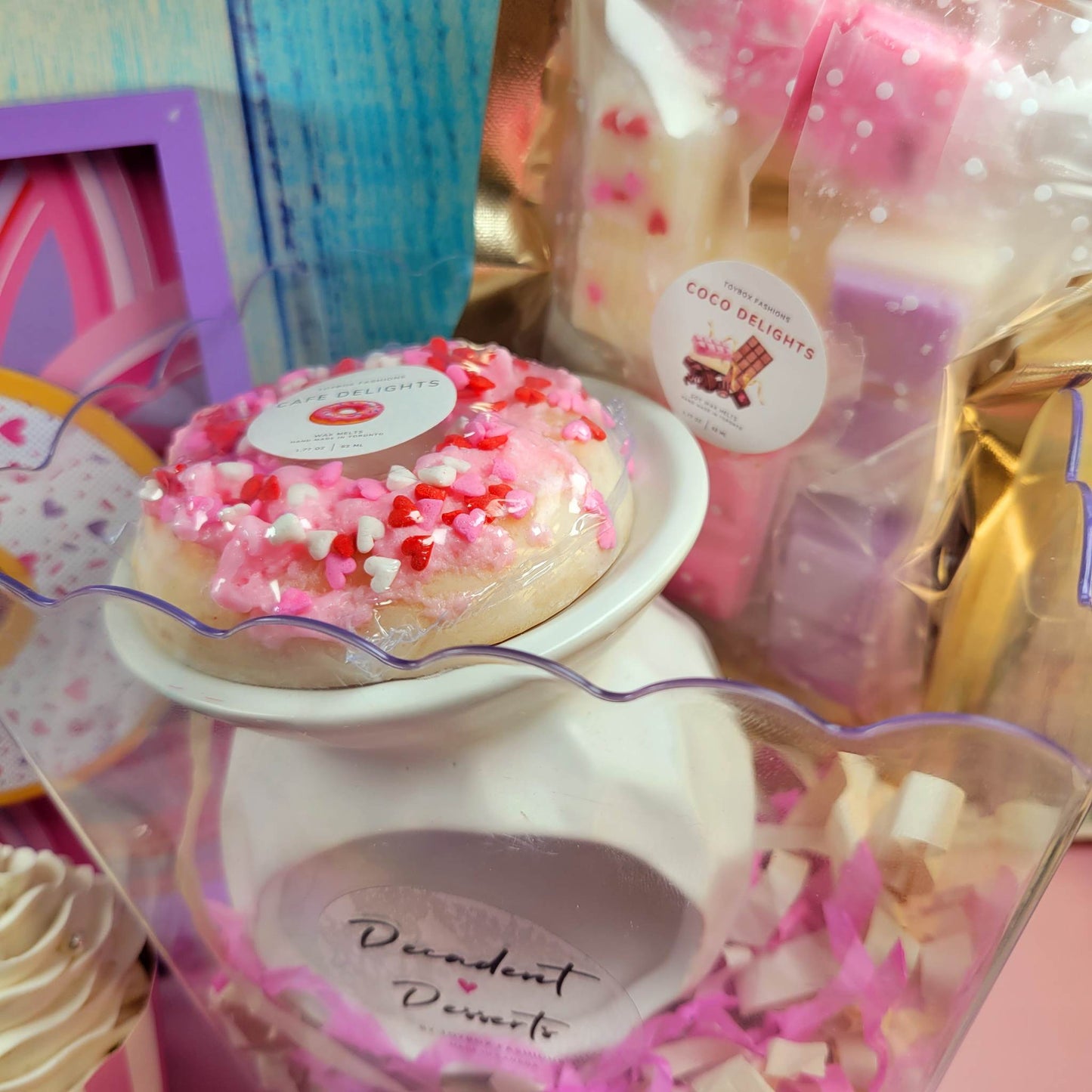 Cafe Delights Valentine's Scented Soy Wax Melt Gift Set